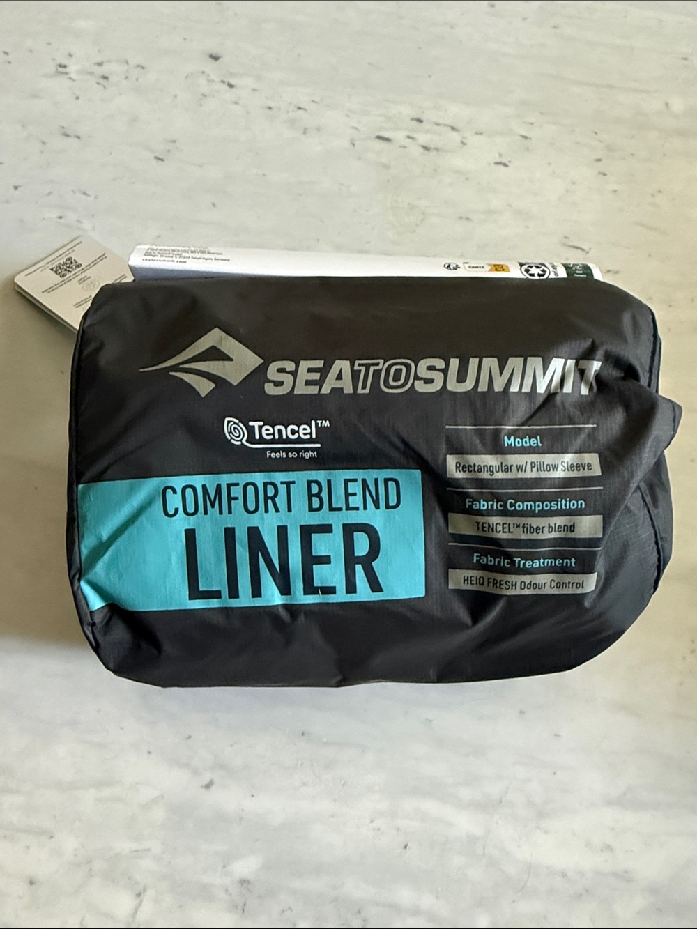 Comfort Blend Liner - Black with Teal Accent